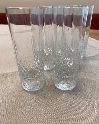 Bicchieri in cristallo vintage