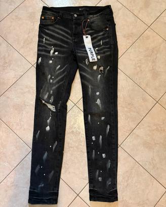 Purple jeans