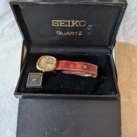 Orologio Seiko placcato in oro 