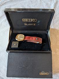 Orologio Seiko placcato in oro 