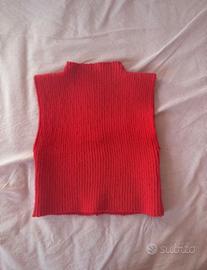 Top all'uncinetto croptop