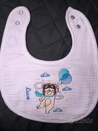 Coperte, bavaglini, accappatoi personalizzati 