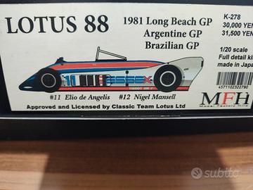 Lotus  88 Model Factory Hiro 1/20