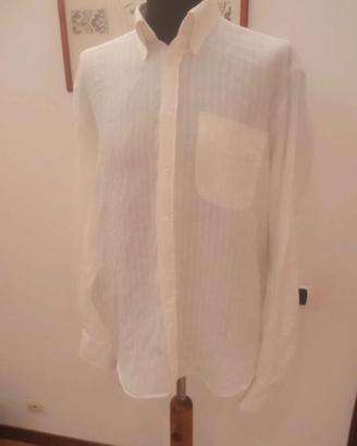 Camicia Uomo David Saddler in Puro Lino - Tg. XL