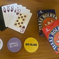 Set Poker Texas Holed'em completo 6 mazzi di carte