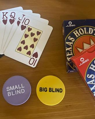Set Poker Texas Holed'em completo 6 mazzi di carte
