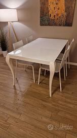 Tavolo allungabile Miniforms Ghost 150x90 bianco