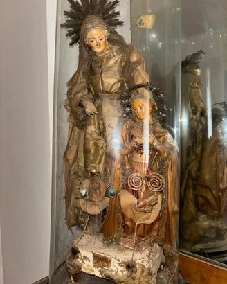 Campana in vetro con Santa 