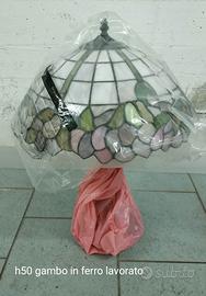 Lampada vetro dipinto a mano