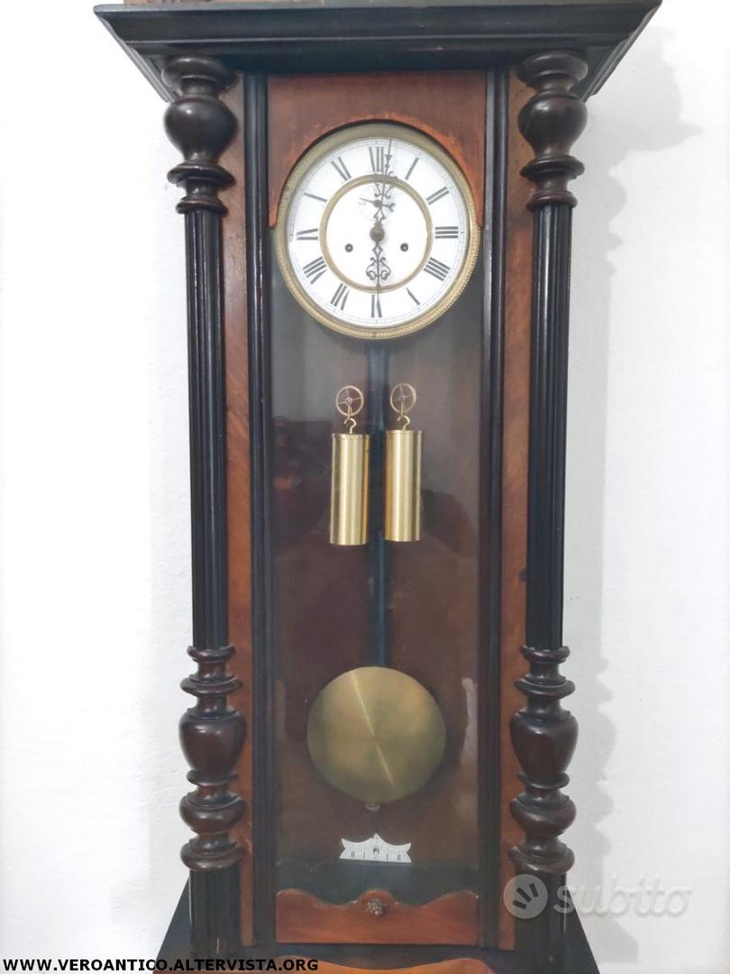 176005 Antico orologio a pendolo a due pesi - Arredamento e Casalinghi In  vendita a Sondrio