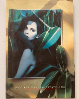 Catalogo pubblicitario vintage Gucci 1986