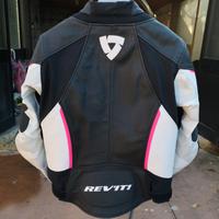 giacca moto 42 donna NUOVA in pelle 