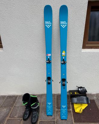 Set Skialp Black Crows Ova 170,ATK,Pelli,Lame