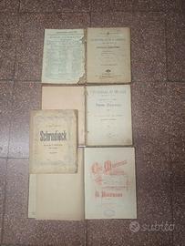 antichi spartiti musicali