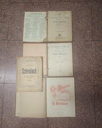 antichi spartiti musicali