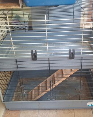 Gabbia per conigli a due piani Rabbit 100 Double