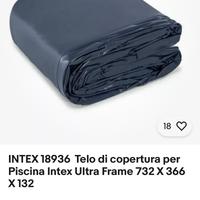 Telo copertura Piscina Intex Frame 732x366x132