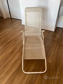 Sdraio Lettino Pieghevole da Esterno