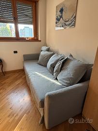Divano letto 3 posti Ikea mod. HOLMSUND grigio