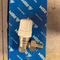 Valvole ,termostatizzabili dritte ,ad angolo, RBM