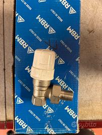 Valvole ,termostatizzabili dritte ,ad angolo, RBM