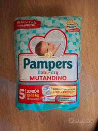 pannolini tg.5 pampers (totale.186pz)