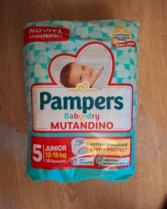 pannolini tg.5 pampers (totale.186pz)