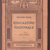 Vidari Educazione Nazionale Saggi e discorsi 1923