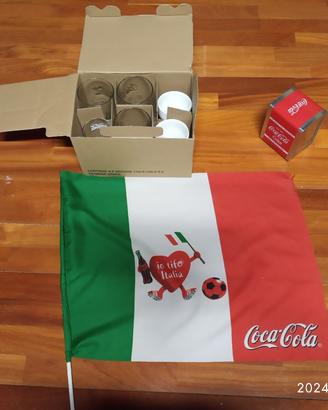 lotto coca cola bicchieri gadget