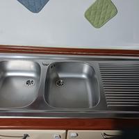 lavandino a due vasche 