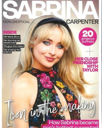 Sabrina Carpenter Fanbook di 116 pagine libro