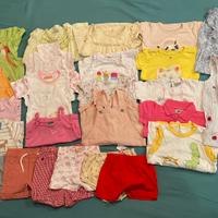 Lotto 6/9 mesi estivo bambina