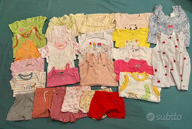 Lotto 6/9 mesi estivo bambina