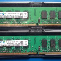 MEMORIE RAM SAMSUNG 4 GB (2 x 2 GB) DDR2 800 MHz