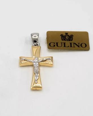 Ciondolo oro 18 kt "Croce con..." E.1150
