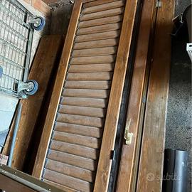 Persiane in alluminio con vetro e telaio 120 × 240