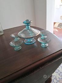 Completo da rosolio/liquor, bicchieri e bottiglia