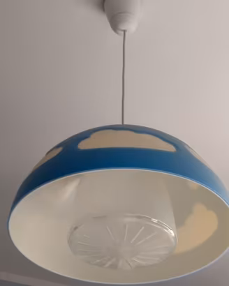 Lampadario a sospensione IKEA Skojig – Blu con nuv