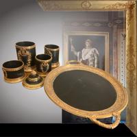 Set da scrivania francese in stile Impero