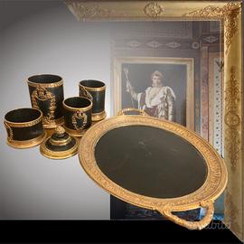 Set da scrivania francese in stile Impero