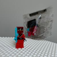 Ninja rosso minecraft lego compatibile