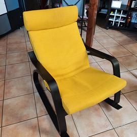 Coppia di poltrone IKEA Poang+ app piedi