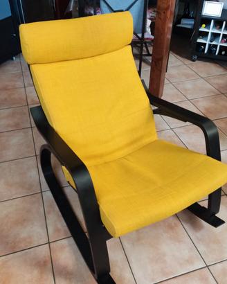 Coppia di poltrone IKEA Poang+ app piedi