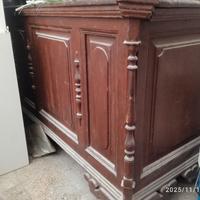 cassapanca in legno antica 