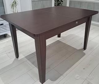 Tavolo moderno allung. color wenge'