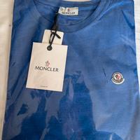 T shirt moncler blu / azzurra S