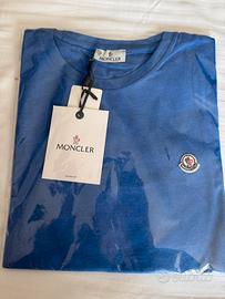 T shirt moncler blu / azzurra S