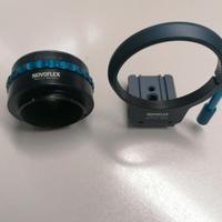 Novoflex collare + adattatore lenti Nikon su Sony