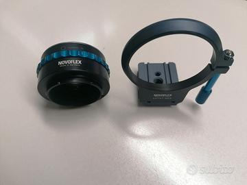 Novoflex collare + adattatore lenti Nikon su Sony