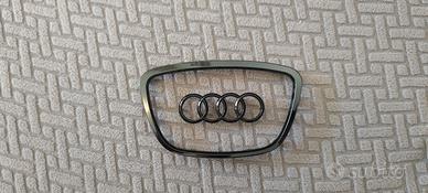 Logo Volante Audi Nero lucido 